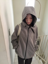 Catter String Hood Windbreaker (3c)