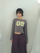 09 Boat Neck Cropped Top