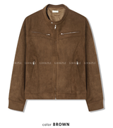 Miele YKK Suede Biker Jacket