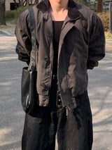 Petro tanker suede jacket
