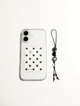 Cat button keyring