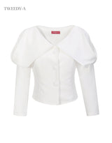 Ivy cape collar blouse