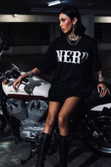 "NERDD" Tシャツ  | ブラック