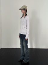 [MADE] Hotfix Logo Slim T (White)