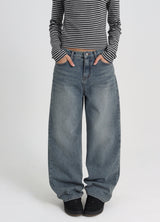 [B-DENIM] STANDARD WIDE JEANS 045