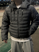 Tech multi-pocket hooded lightweight padding