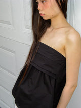 SLEEVELESS SHIRRING TOP