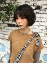ヨリン ボタン ハーフ ニット (3color)