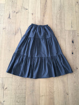 Banding check cancan skirt