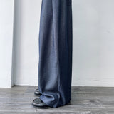 Midnight Navy Extra-Wide Trousers