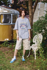 26SS★ピーチ サマー ピグメント ショートスリーブ Tシャツ