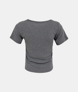 Joanne Layered Button Tee
