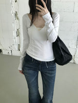 Karin Lace Eyelet T-shirt (3 colors)