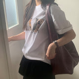 [Daily Bag👜] レザーショルダーバッグ [レッド]