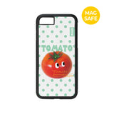 【MADE】トマト コンプレックス ホワイト アイフォン ケース [Glossy Glass/Magsafe]