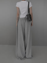 Tie Maxi Wide Sweatpants