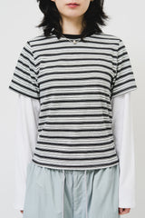 (W) Pepper Layered Longsleeve (2color)