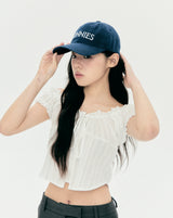 DOTDOT SHIRRING BLOUSE