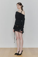 JENNIE BUTTONED TOP (SS ver.) black