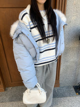 キャンディーパレードカラーストライプニット
