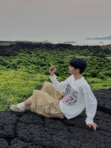 ザユニオングラフィック長袖Tシャツ (4 Colors)