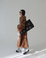 Maxi Raccoon Fake Fur Long Jacket Coat