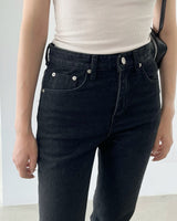 shade bootscut black jean