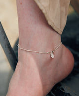 [925 silver] Dix.silver.05 / boule anklet