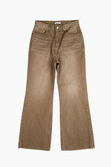 Bailey rib cotton wide pants