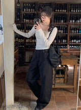 BKドットポイントロングスリーブTシャツ(3color)