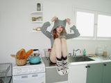 Cat hood zip-up