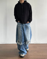Alt Layered Denim Pants