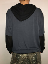 Summer Knit Hooded Layered Long Sleeve (2c)