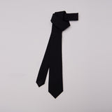 エッセンシャルウールタイ BLACK STRIPE