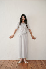 Jersey botton round (Blue grey)