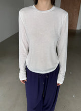  soft simple slim T