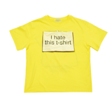 アイヘイトディスTシャツ (YELLOW)