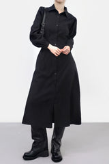 Vina Shirt Back Strap Long One Piece