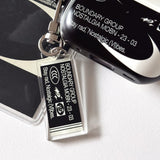 Nostalgic Vibes Acrylic Keyring (Black)