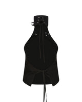 Buckle Halterneck - Black