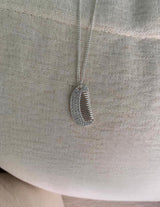 Twinkle mini comb necklace