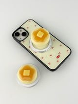 バターリボンパターンMagsafeカードハードケース