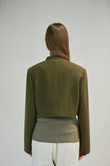 WOOL SLIM STADIUM JUMPER