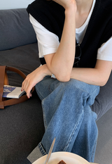 [Lè made/7,000 Sold] ルメイド ベーシック Vネック ベスト