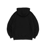 ダンシングキャットフードTシャツ-ブラック