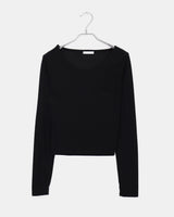 フモスナップボタンリベッドワンオフショルダーロングスリーブTシャツ