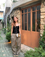 コットンパンツ (Khaki)