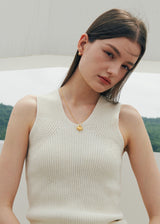 [925 silver] Un.silver.95 / cerise necklace (gold)