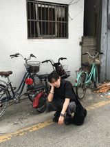 EL バイカーハーフジャンパー 2C