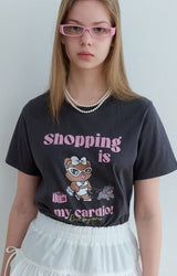 スリーピングモアベアTシャツ 2color